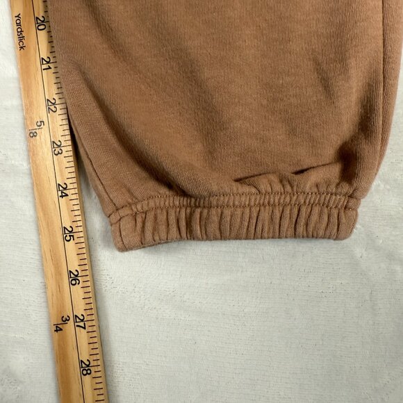 American Eagle Outfitters Jogger Women Size S Brown Mustard Sweatpants Soft - Picture 2 of 13